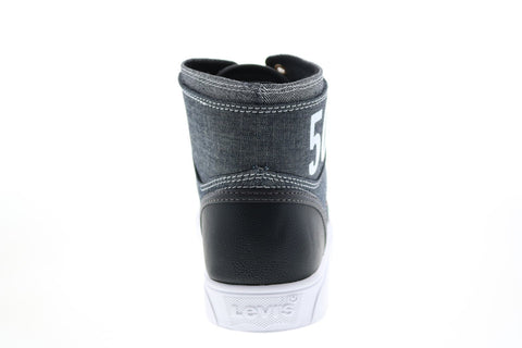 Levis 501 Mason Hi Chm 519733-01A1 Mens Black Lifestyle Sneakers Shoes