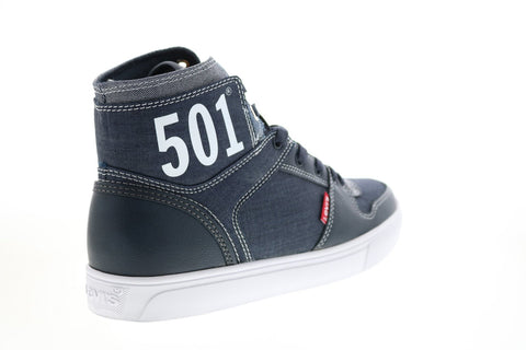 Levis 501 Mason Hi Chm 519733-09U1 Mens Blue Lifestyle Sneakers Shoes
