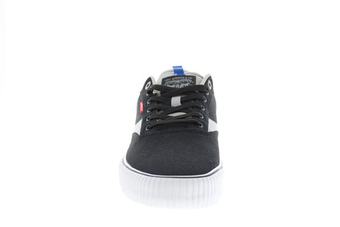 Levis Lance Lo Sport 519740-21A1 Mens Black Canvas Lifestyle Sneakers Shoes