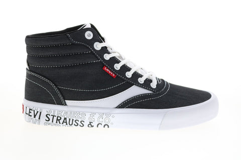 Levis Lance Chm Grfx 519742-01A1 Mens Black Canvas Lifestyle Sneakers Shoes