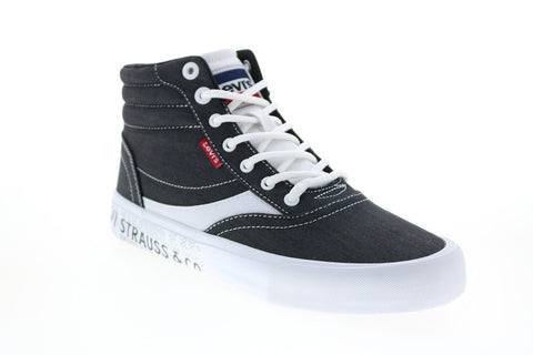 Levis Lance Chm Grfx 519742-01A1 Mens Black Canvas Lifestyle Sneakers Shoes