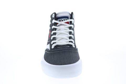 Levis Lance Chm Grfx 519742-01A1 Mens Black Canvas Lifestyle Sneakers Shoes