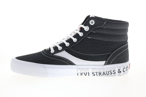 Levis Lance Chm Grfx 519742-01A1 Mens Black Canvas Lifestyle Sneakers Shoes