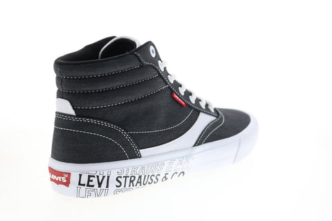 Levis Lance Chm Grfx 519742-01A1 Mens Black Canvas Lifestyle Sneakers Shoes