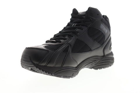 Magnum Must Mid 5199 Mens Black Leather Lace Up Tactical Boots Shoes