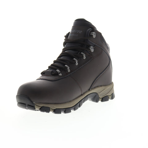 Hi-Tec Altitude V I Wp 52048 Mens Brown Wide 2E Leather Lace Up Hiking Boots