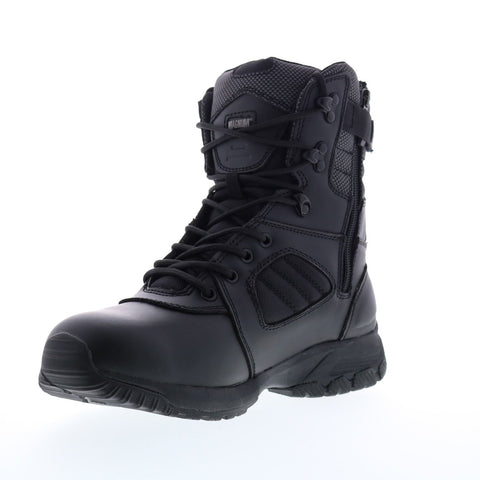 Magnum Response III 8.0 SZ 5207 Mens Black Leather Lace Up Tactical Boots Shoes