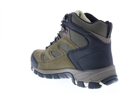 Hi-Tec Logan WP Wide 52086W Mens Brown Wide 2E Leather Lace Up Hiking Boots