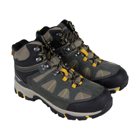 Hi-Tec Altitude Lite I Wp 52103 Mens Gray Suede Lace Up Hiking Boots Shoes