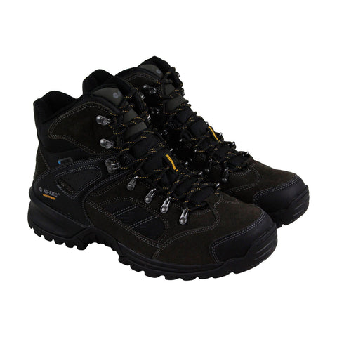 Hi-Tec Mount Diablo I Wp 52161 Mens Black Suede Lace Up Hiking Boots Shoes