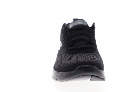 Skechers Flex Advantage 2.0 The Happs Mens Black Low Top Sneakers Shoes