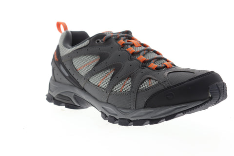 Hi-Tec Quixhill Trail 52250 Mens Gray Leather Lace Up Hiking Boots