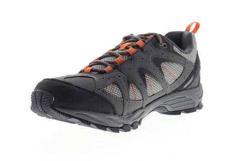 Hi-Tec Quixhill Trail 52250 Mens Gray Leather Lace Up Hiking Boots