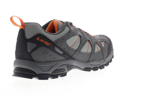 Hi-Tec Quixhill Trail 52250 Mens Gray Leather Lace Up Hiking Boots