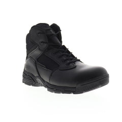 NEW MAGNUM Stealth Force Men’s Black Leather Tactical Boots Size 9 WIDE Magnum Stealth Force 8.0 Black Zip Police Army Combat Boots  main image 2