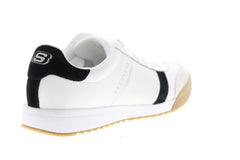 Skechers Zinger 52321 Mens White Leather Low Top Lifestyle