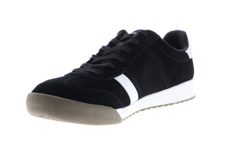 Skechers Zinger Ventich 52328 Mens Black Suede Lace Up Low Top Sneakers Shoes