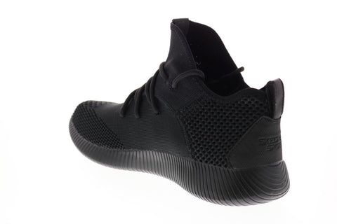 Skechers Depth Charge Up To Snuff 52421 Mens Black Mesh Lifestyle Sneakers Shoes