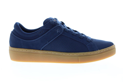 Skechers Goldie Brybe 52464 Mens Blue Suede Lace Up Low Top Sneakers Shoes