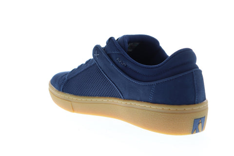 Skechers Goldie Brybe 52464 Mens Blue Suede Lace Up Low Top Sneakers Shoes
