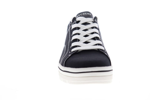 Skechers Street Cleats 2 Bring It Back 52481 Mens Black Low Top Sneakers Shoes