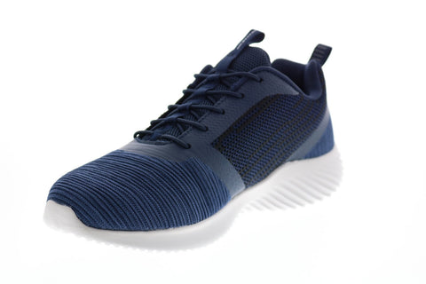 Skechers Bounder 52504 Mens Blue Mesh Lace Up Lifestyle Sneakers Shoes