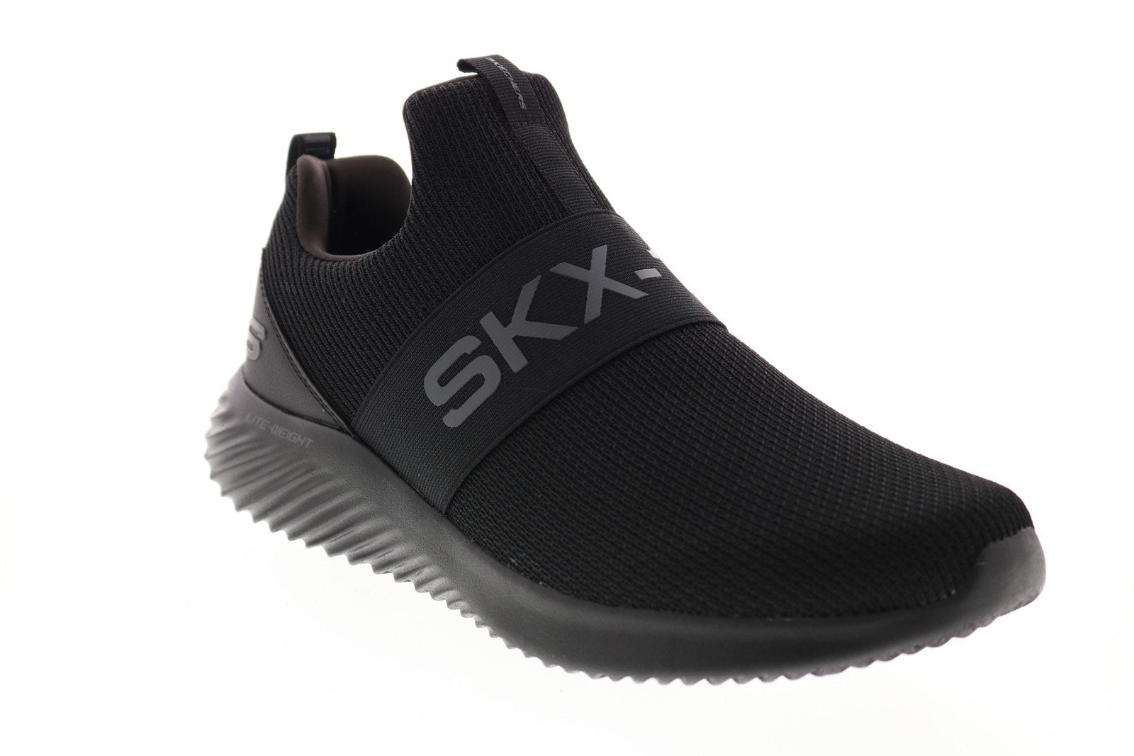 Taknemmelig billig detaljeret Skechers Bounder Wolfston 52506 Mens Black Canvas Lifestyle Sneakers S -  Ruze Shoes