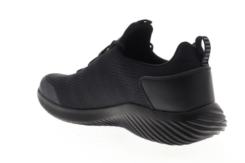 Skechers Bounder Stokley 52513 Mens Black Mesh Slip On Sneakers Shoes