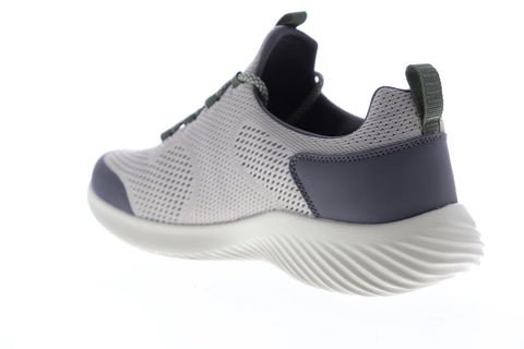 Skechers Bounder Stokley 52513 Mens Gray Mesh Athletic Cross Training Shoes