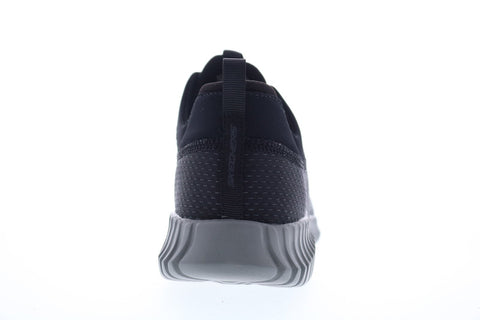 Skechers Elite Flex Belburn 52529 Mens Black Canvas Athletic Cross Training Shoes