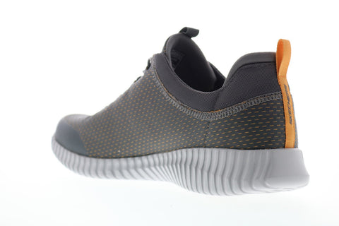 Skechers Elite Flex Belburn 52529 Mens Gray Canvas Athletic Cross Training Shoes