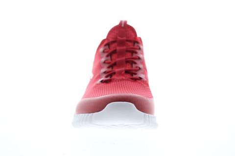 Skechers Elite Flex Belburn 52529 Mens Red Canvas Athletic Cross Training Shoes
