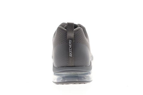 Skechers Skech Air Element Reyford Mens Gray Mesh Athletic Walking Shoes