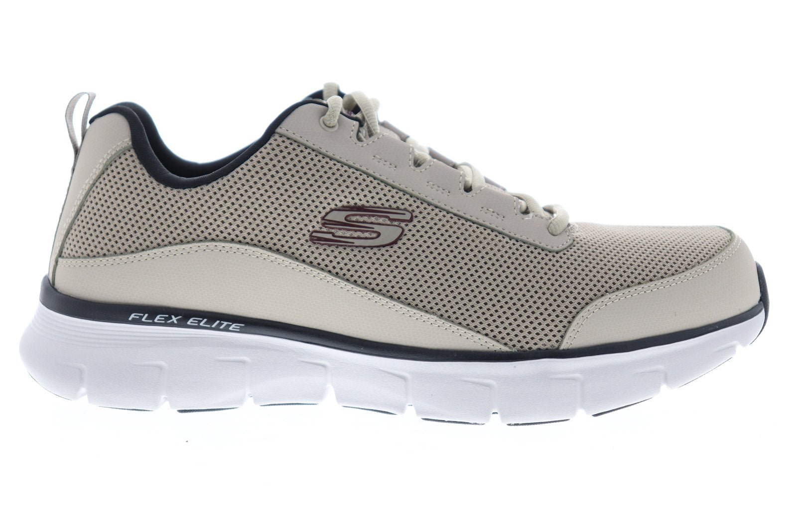 Skechers Synergy Eyrko Mens Beige Tan Low Top Athletic Cross