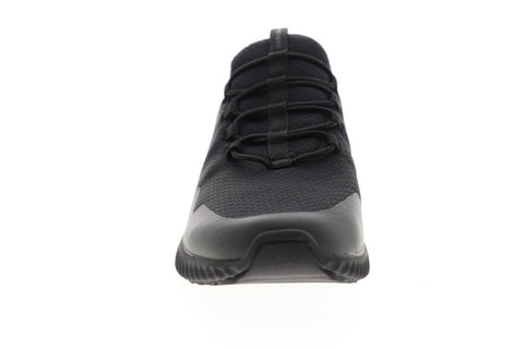 Skechers Paxmen Trivr 52591 Mens Black Mesh Slip On Athletic Running Shoes