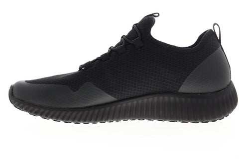 Skechers Paxmen Trivr 52591 Mens Black Mesh Slip On Athletic Running Shoes