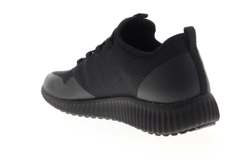 Skechers Paxmen Trivr 52591 Mens Black Mesh Slip On Athletic Running Shoes