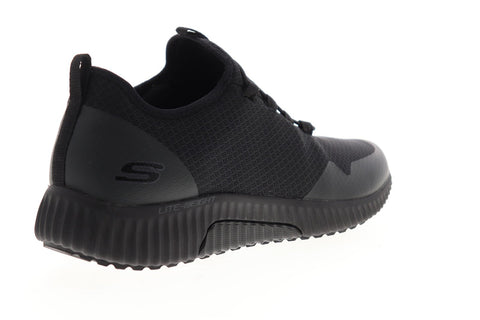 Skechers Paxmen Trivr 52591 Mens Black Mesh Slip On Athletic Running Shoes