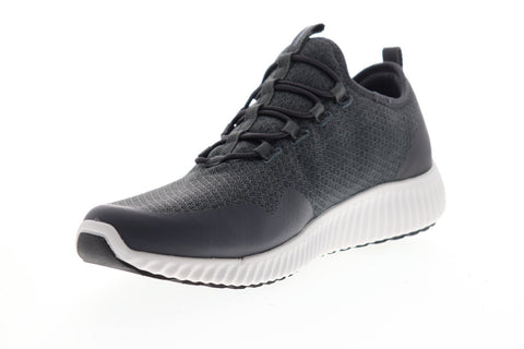 Skechers Paxmen Trivr 52591 Mens Gray Mesh Slip On Athletic Running Shoes