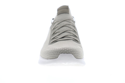 Skechers Bounder Mirkle 52595 Mens Gray Canvas Athletic Cross Training Shoes