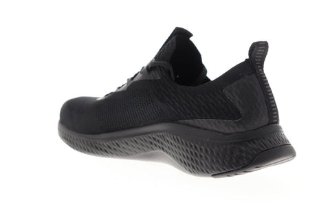 Skechers Solar Fuse Valedge 52757 Mens Black Canvas Athletic Walking Shoes