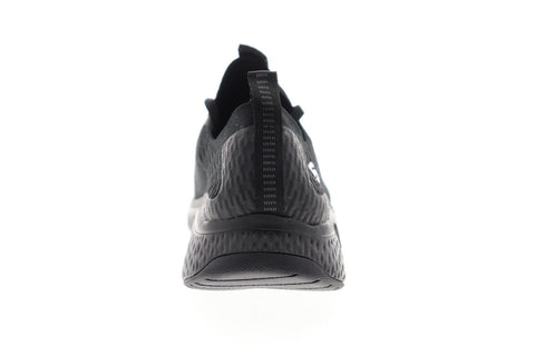 Skechers Solar Fuse Valedge 52757 Mens Black Canvas Athletic Walking Shoes