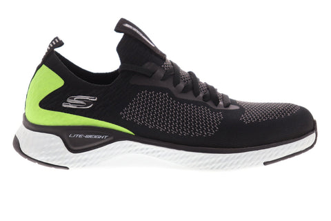 Skechers Solar Fuse Valedge 52757 Mens Black Athletic Cross Training Shoes