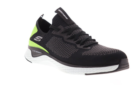 Skechers Solar Fuse Valedge 52757 Mens Black Athletic Cross Training Shoes