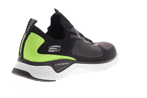 Skechers Solar Fuse Valedge 52757 Mens Black Athletic Cross Training Shoes