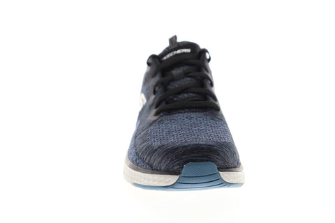 Skechers Solar Fuse Kryzik 52758 Mens Blue Canvas Lifestyle Sneakers Shoes