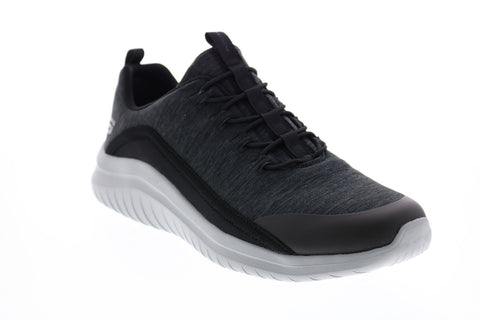 Skechers Ultra Flex 2.0 52769 Mens Black Canvas Sneakers Lifestyle Shoes