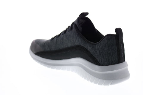 Skechers Ultra Flex 2.0 52769 Mens Black Canvas Sneakers Lifestyle Shoes