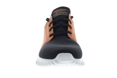 Skechers Depth Charge 2.0 Voluntold 52773 Mens Black Canvas Low Top Sneakers Shoes