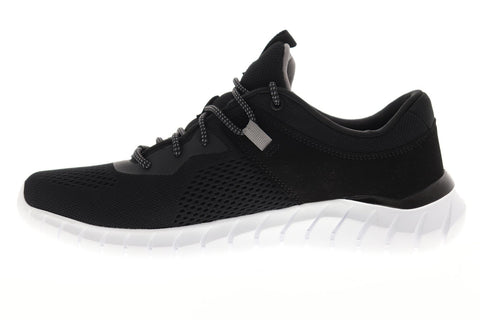 Skechers Overhaul Ryniss 52815 Mens Black Canvas Athletic Cross Training Shoes